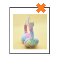 Oorwarmers unicorn regenboog